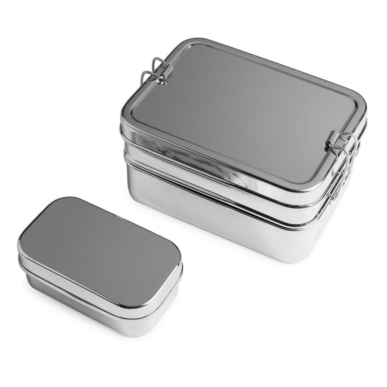 Brotzeit Edelstahl Lunchbox 3in1