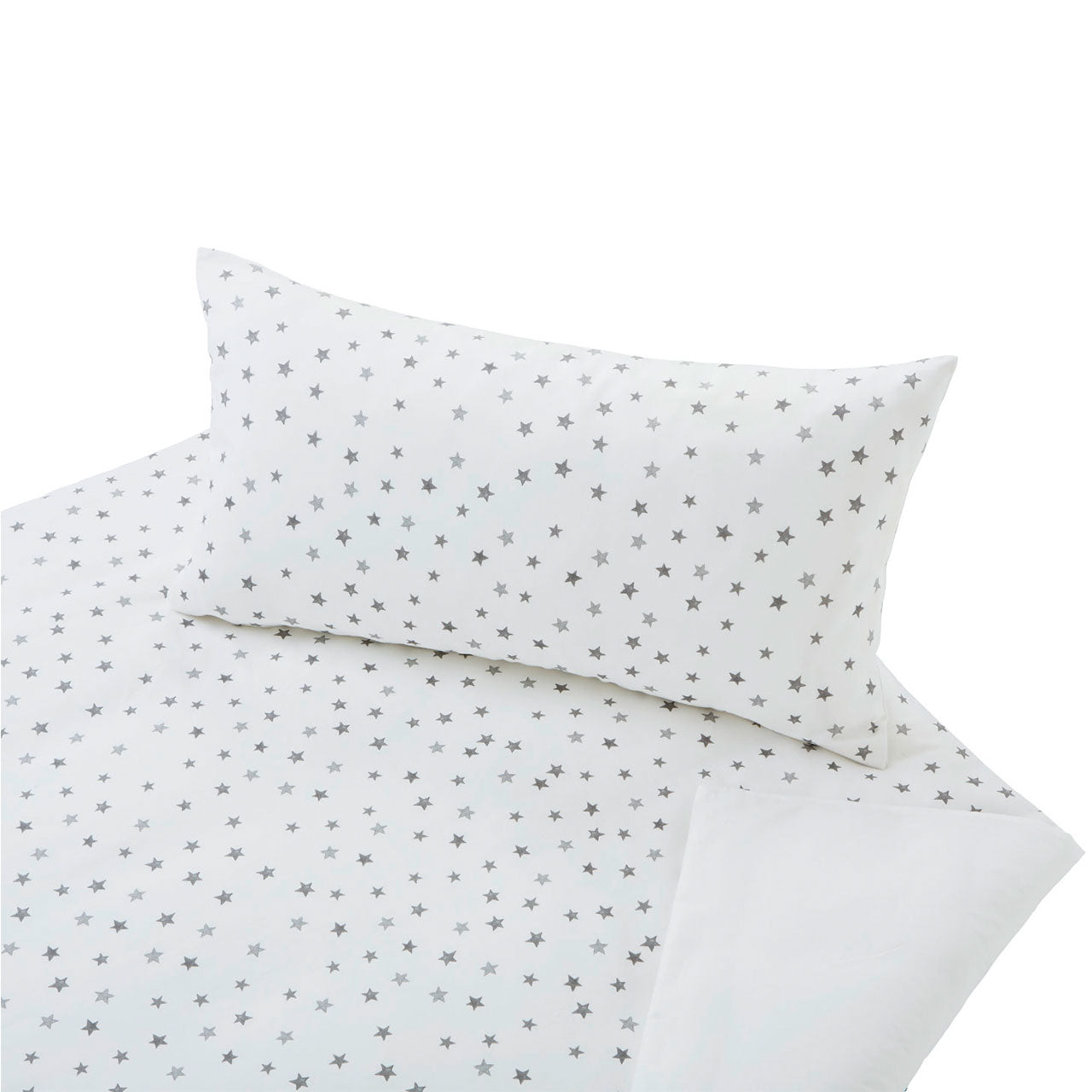 Cotonea Sternchen Kinderbettwäsche Set aus Bio Baumwoll Satin