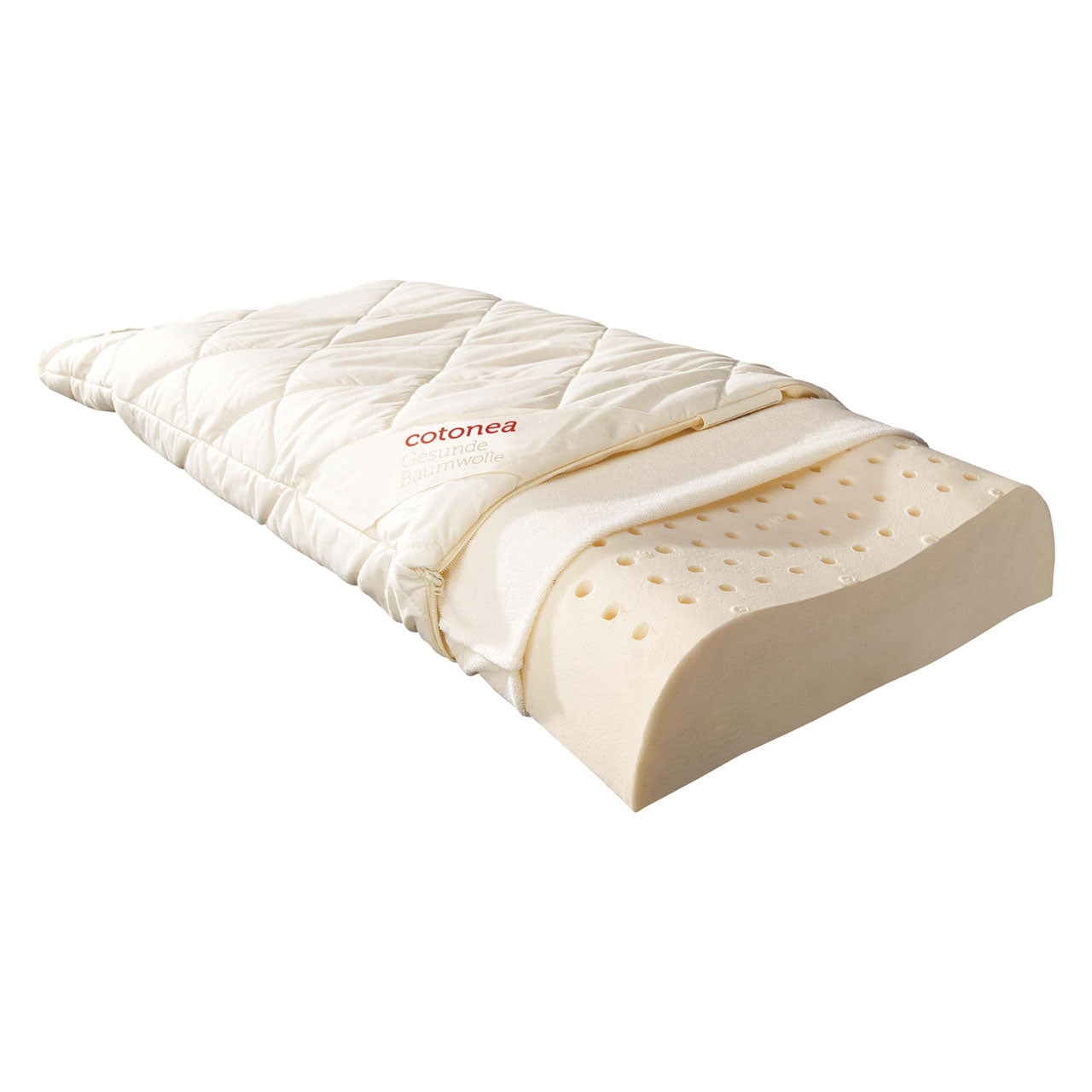 Cotonea Luna Nackenkissen mit Naturlatexkern