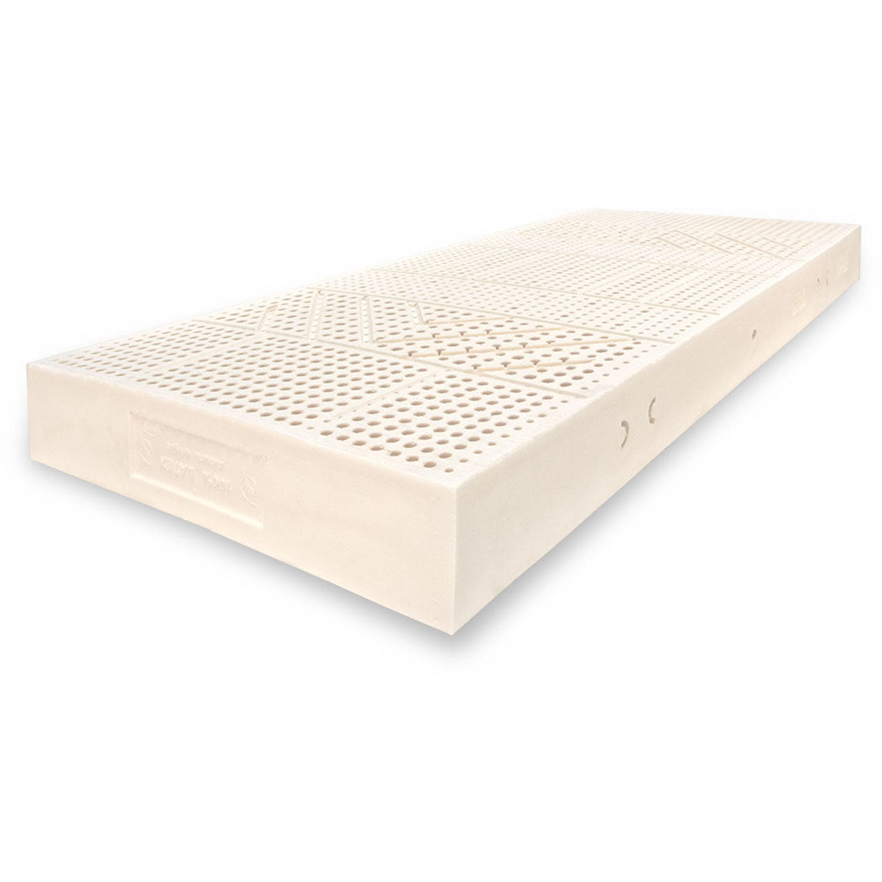 Baumberger Ergo-Zone Premium Naturlatex Öko Matratze mit Bio Baumwolle Bezug