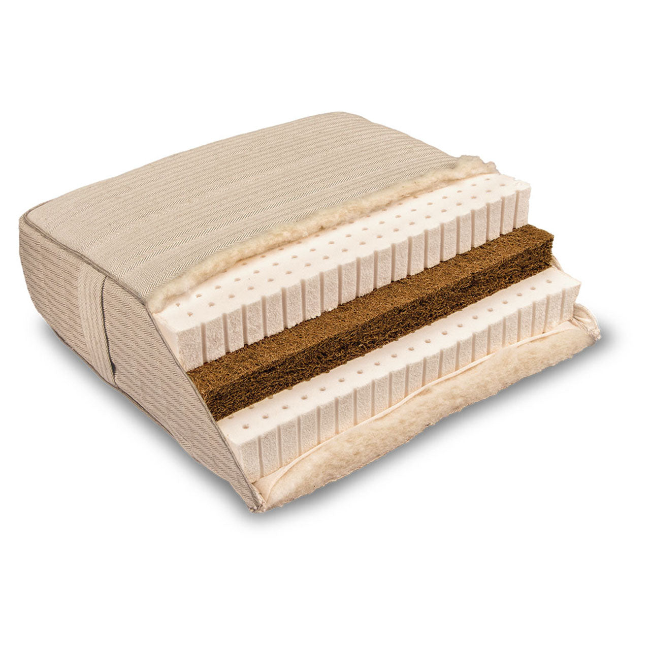 Baumberger PiuMa Coko Naturlatex / Kokosfaser Öko Matratze mit Bio Baumwolle / Leinen Bezug