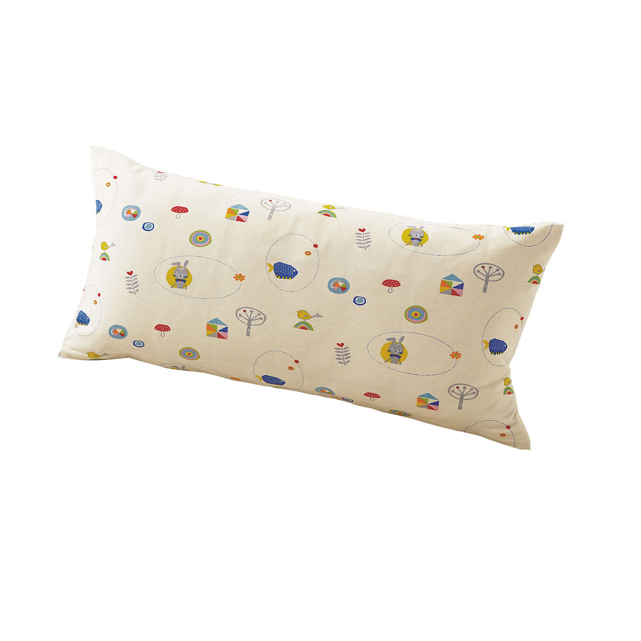 Cotonea Meister Hase Kopfkissenbezug für Kinder aus Bio Baumwoll Jersey