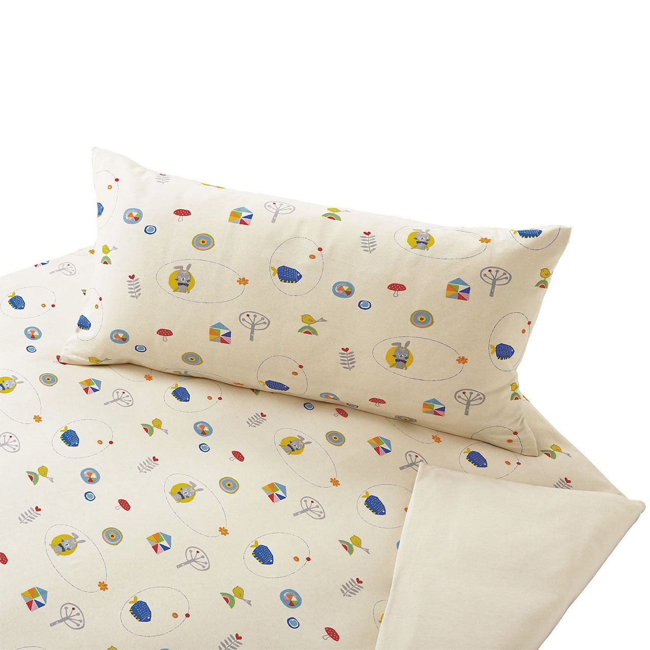 Cotonea Meister Hase Kinderbettwäsche Set aus Bio Baumwoll Jersey