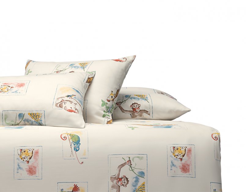 Cotonea Satin Kinder Kissenbezug Dschungel