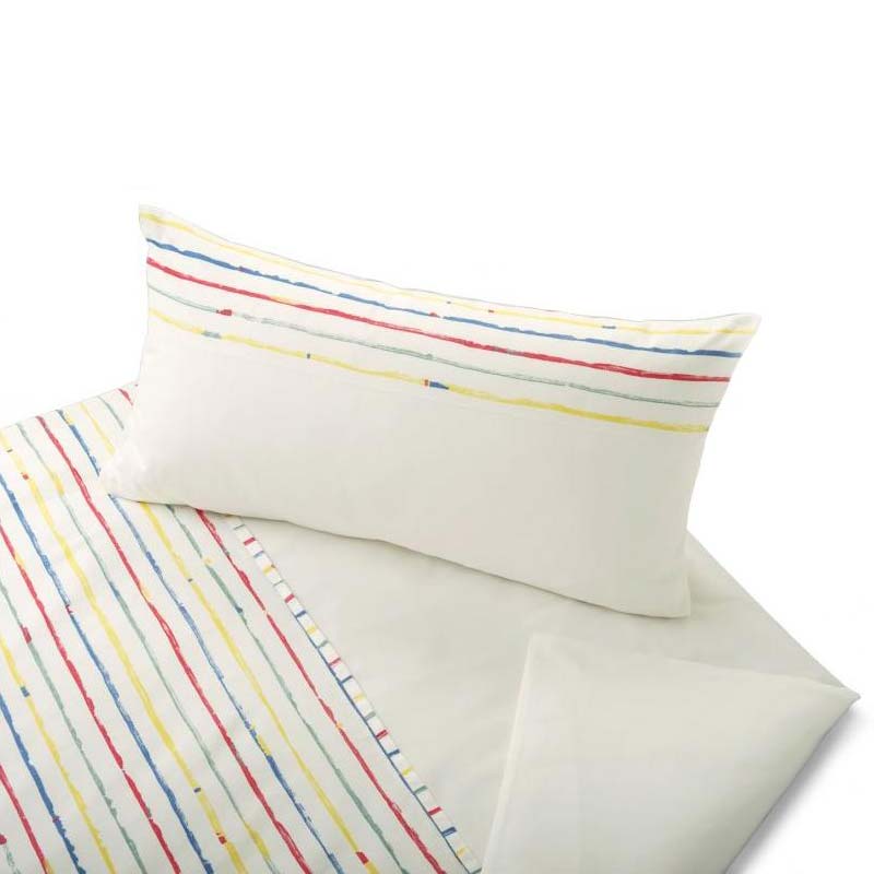 Cotonea Satin-Kissenbezug Stripy