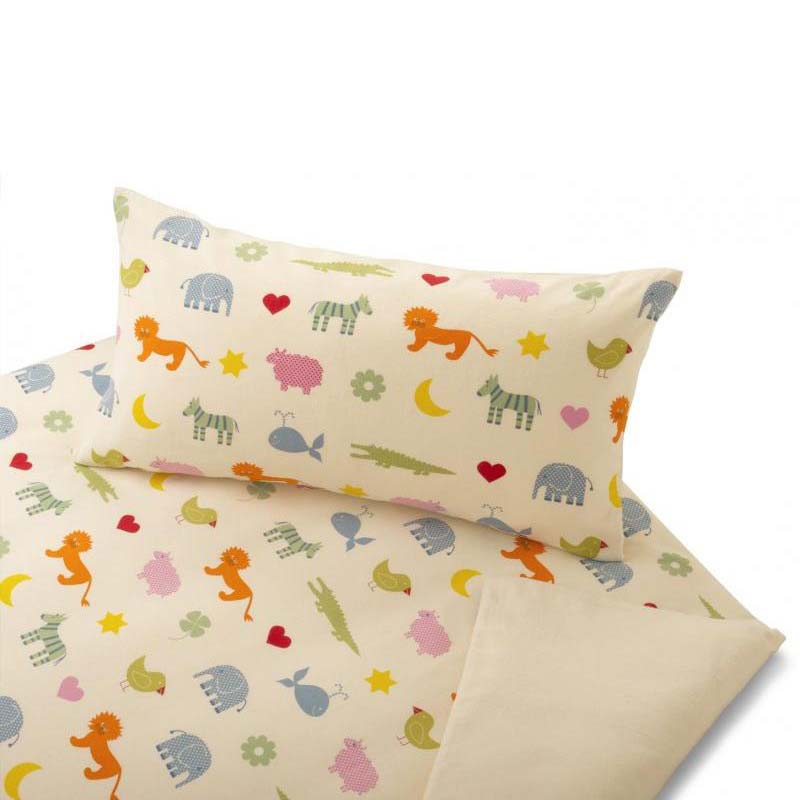 Cotonea Edelbiber Kissenbezug Arche Noah