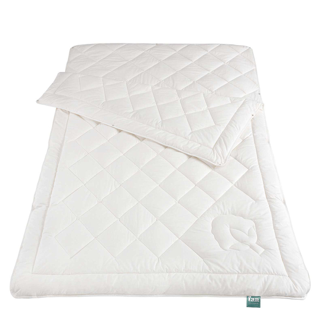 fan 4-Jahreszeiten-Bettdecke 2-tlg. mit Bio-Baumwolle-Füllung