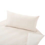 Cotonea Wendebettwäsche Set Tandem aus Bio Baumwolle Biber / Satin