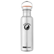 ECO tanka™ - sportsTANKA™ - einwandige Trinkflasche mit Edelstahl-Bambusverschluß - 0.8l