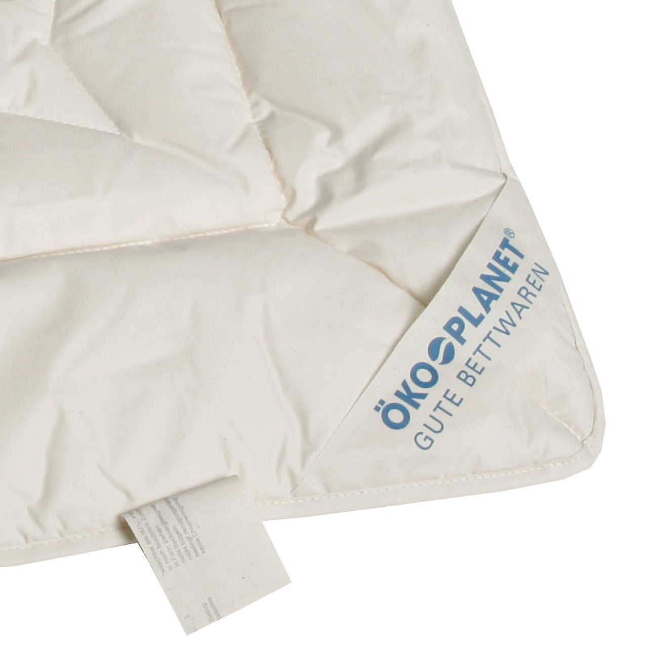 ÖKO Planet Sommer-Bettdecke Hanf mit Schafwolle-Füllung