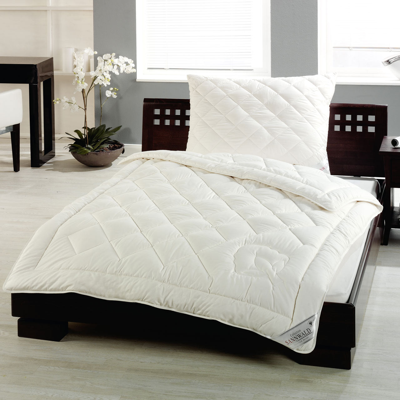 Sannwald Lima Hanf Duo Winter-Bettdecke mit Bio-Baumwolle-Füllung