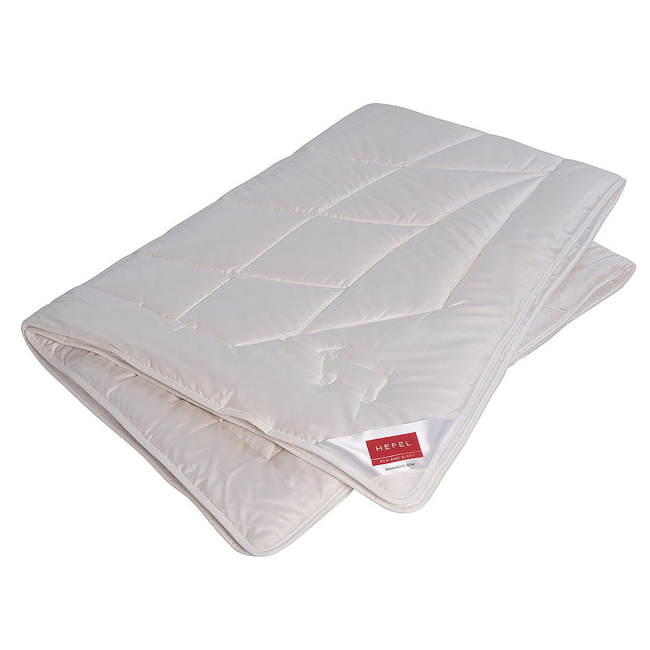 Hefel Pure Wool Frühjahr/Sommer-Bettdecke mit Schafschurwolle-Füllung