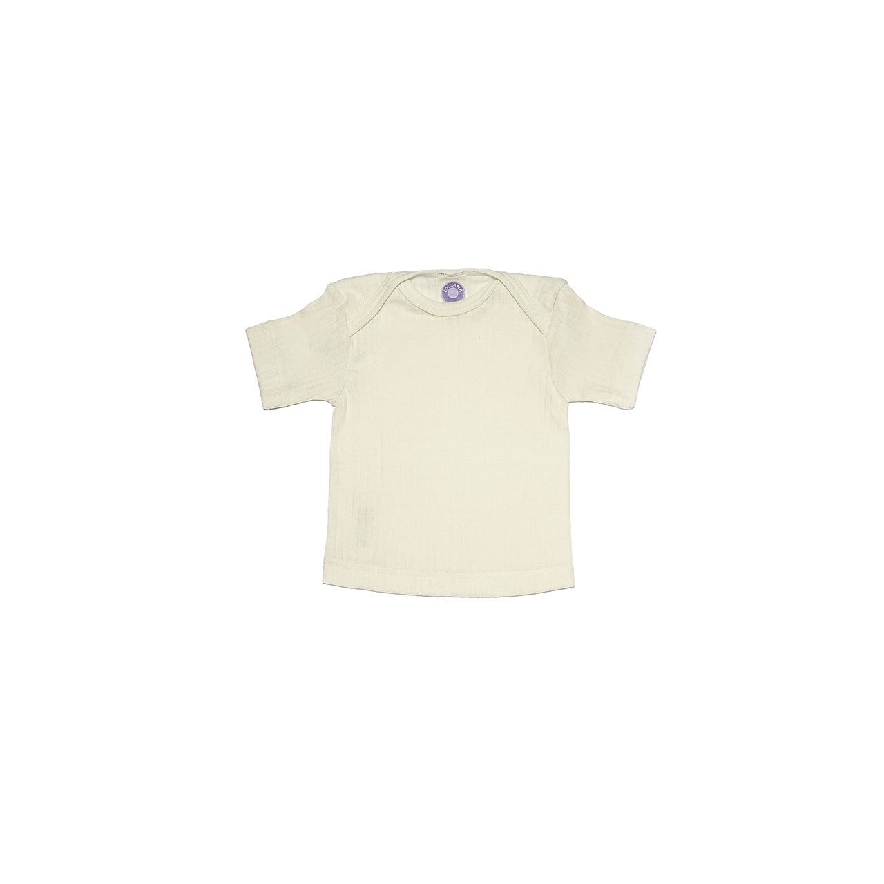 Cosilana Baby Kurzarm-Shirt aus Bio Baumwolle / Bio Wolle / Seide