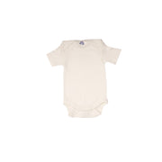 Cosilana Baby Kurzarm-Body aus Bio Wolle / Seide