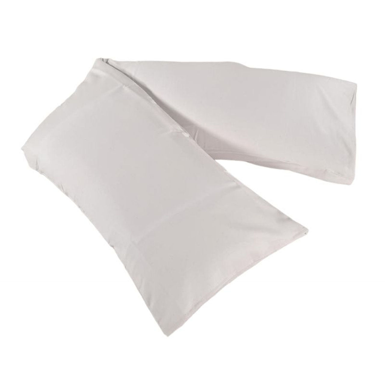 Speltex Kissenbezug für Seitenschläferkissen aus Bio Baumwolle, Satin, 150 x 35 cm