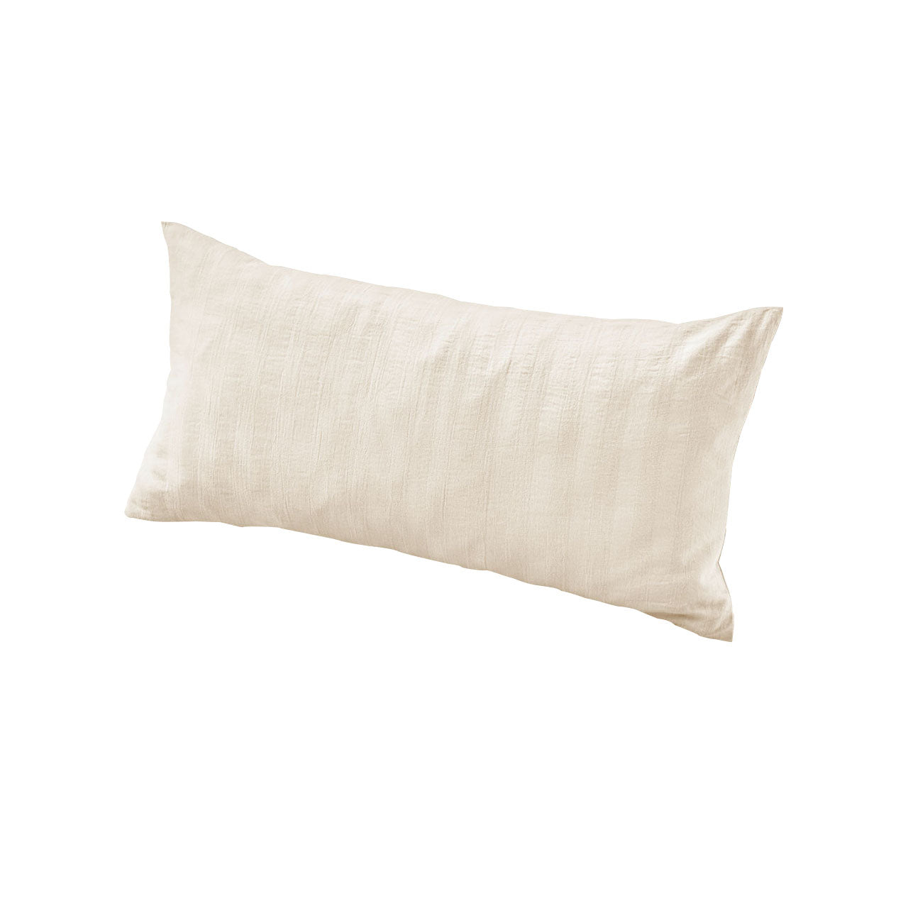 Cotonea Crinkle Kopfkissenbezug aus Bio Baumwolle