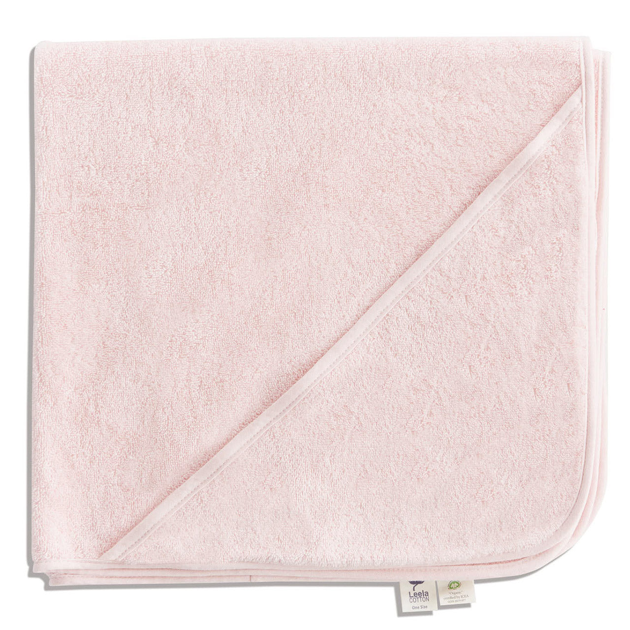 Leela Kids Baby Handtuch mit Kapuze aus Bio Baumwolle