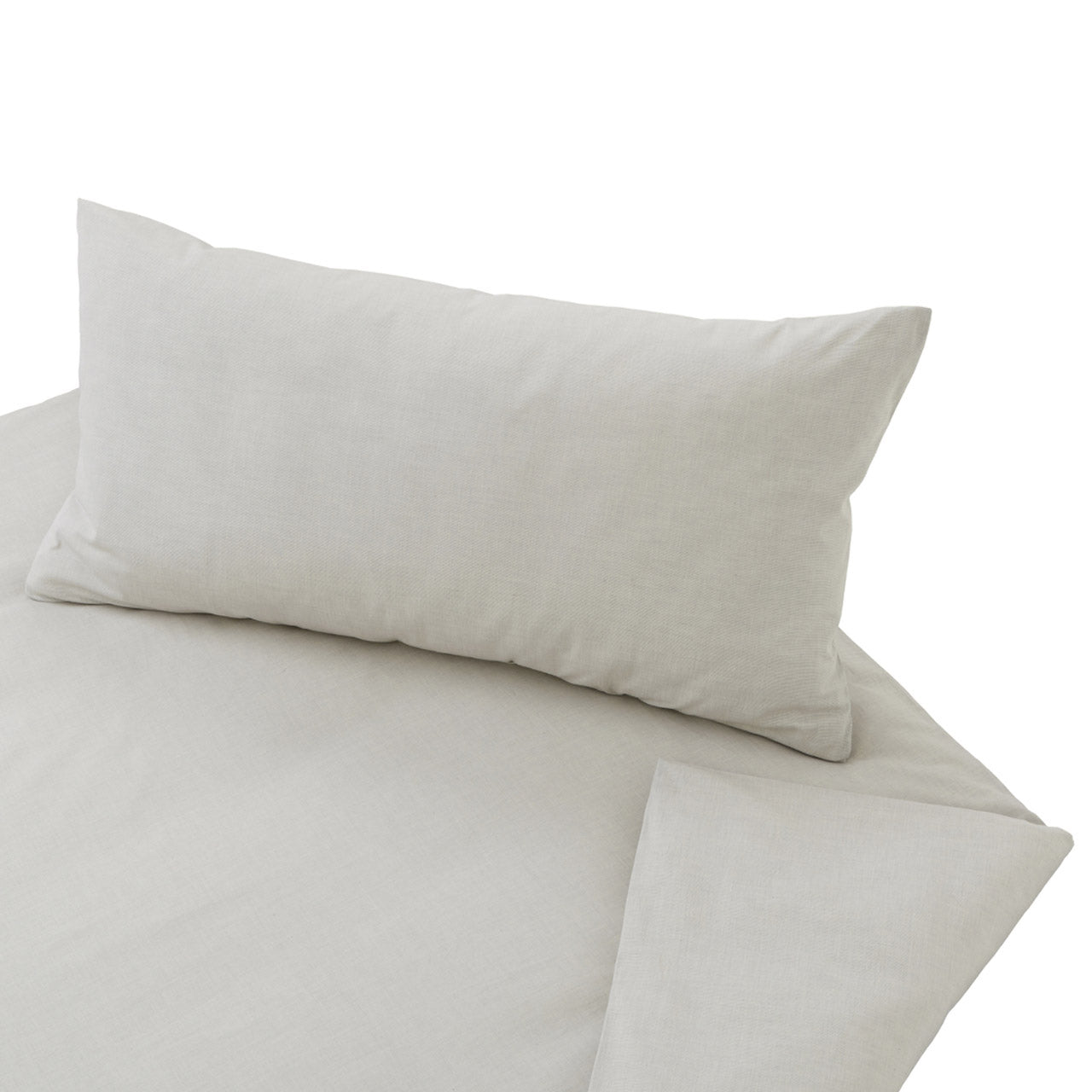 Cotonea Bettwäsche Set Chambray Nuance aus Bio Baumwolle