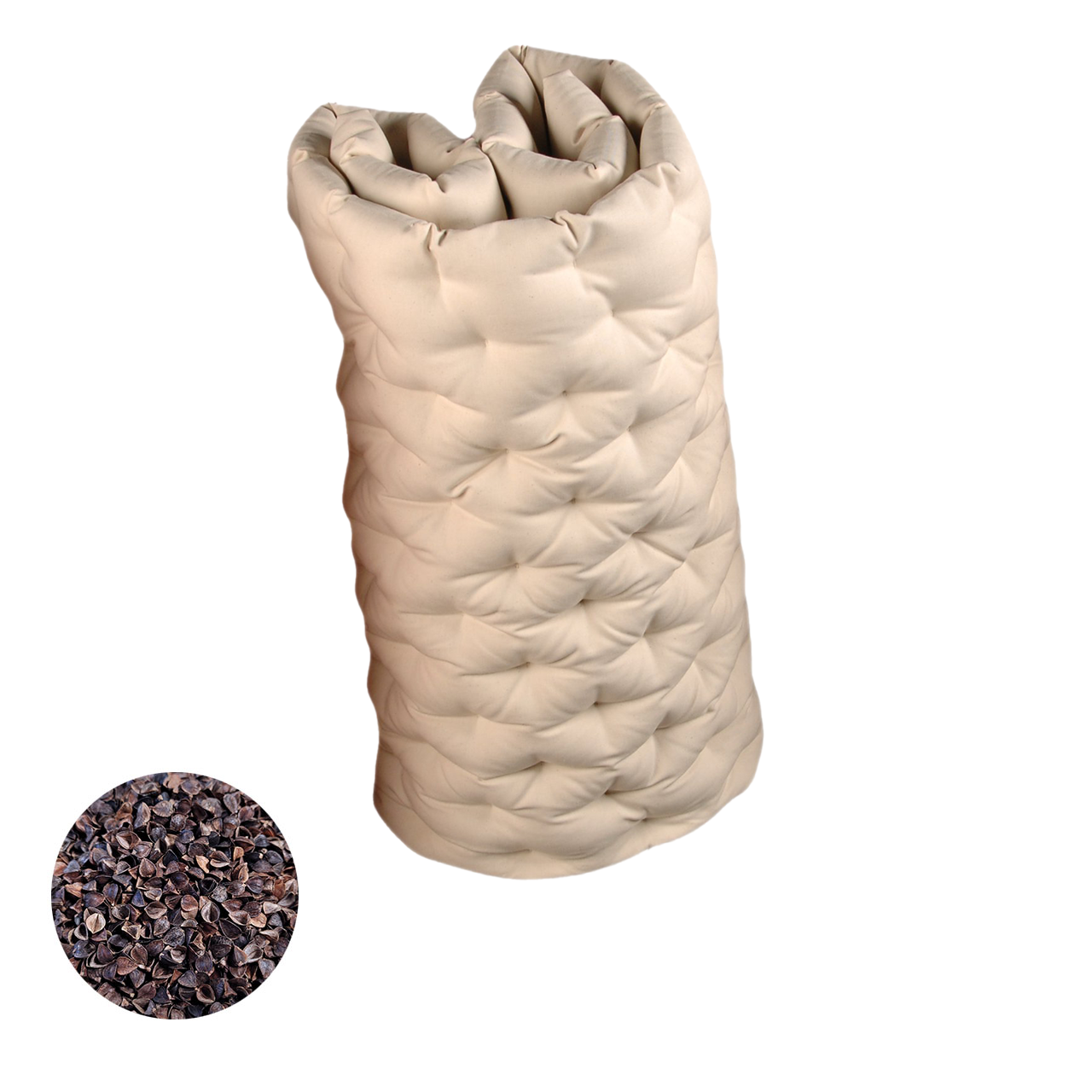 Speltex Liege- und Meditationsmatte mit Bio Buchweizenschalen Füllung