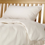 Cotonea Bettwäsche Set aus Bio Baumwoll Biber Natur