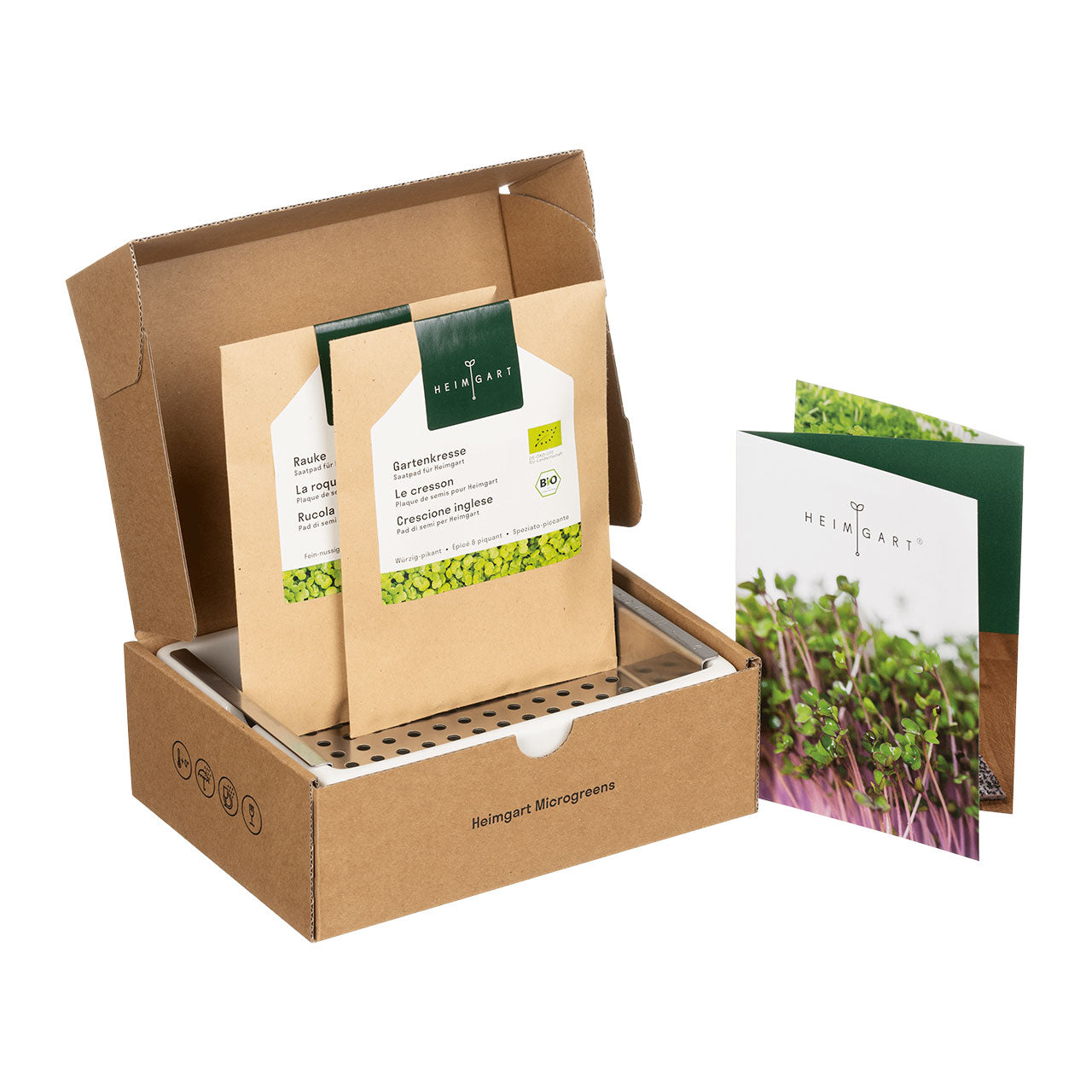 Heimgart Keimschale Starter Set für Microgreens