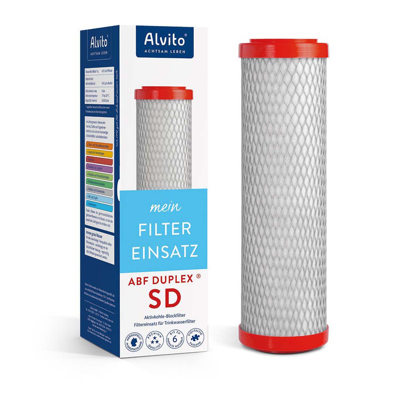 Alvito Filtereinsatz ABF für Alvito Wasserfilter