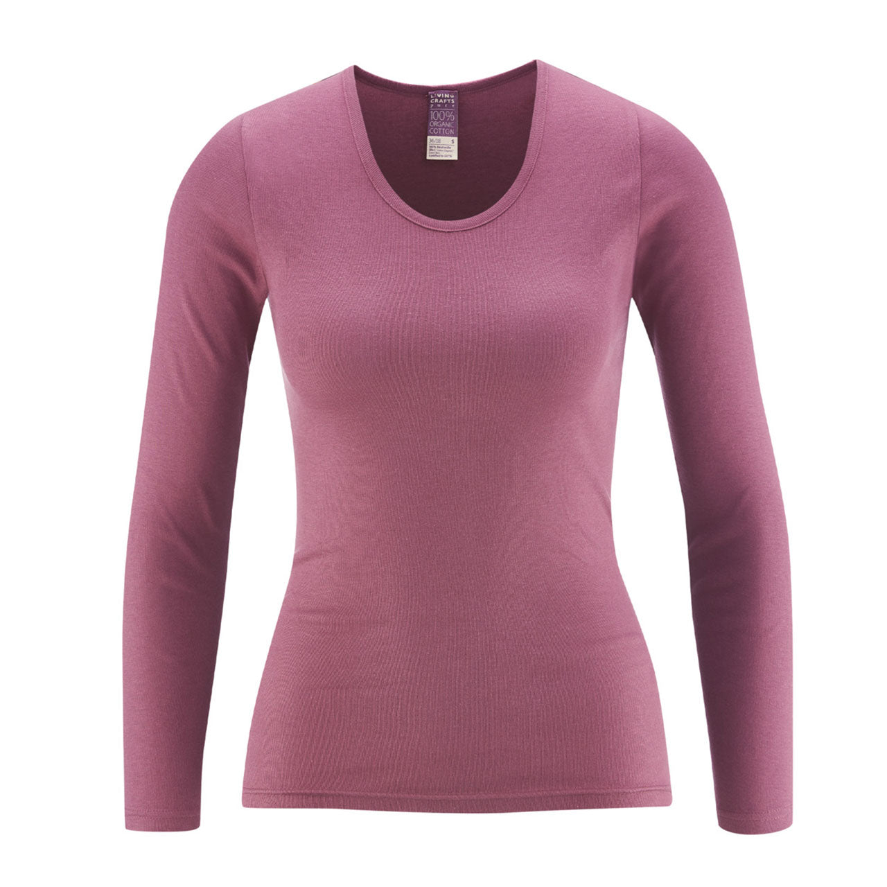 Living Crafts Johanna Damen Langarmshirt aus Bio Baumwolle