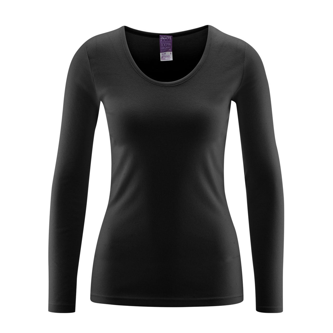 Living Crafts Johanna Damen Langarmshirt aus Bio Baumwolle