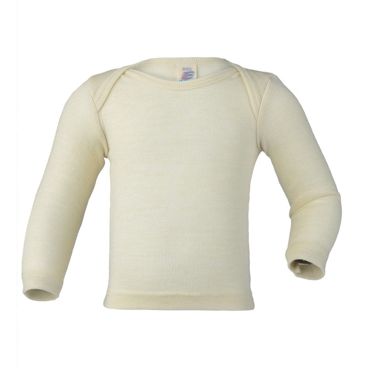 Engel Baby Langarm-Shirt aus Bio Schurwolle / Seide