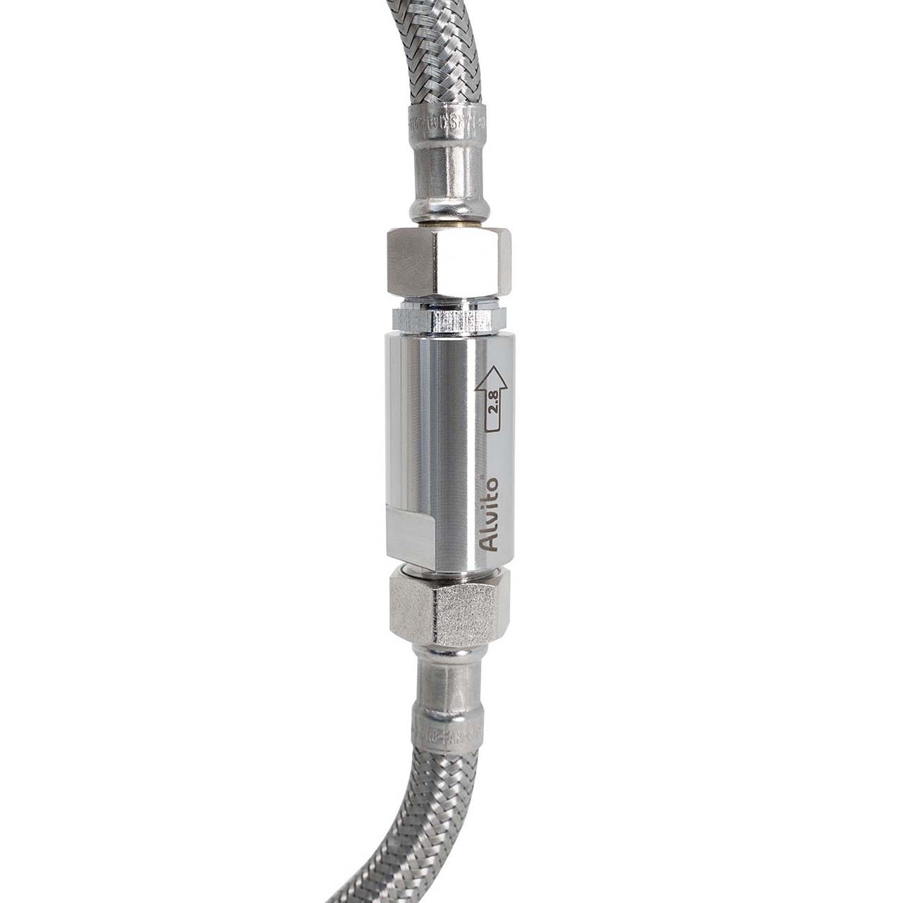 Alvito Inline 2.8 Wasserwirbler - Edelstahl