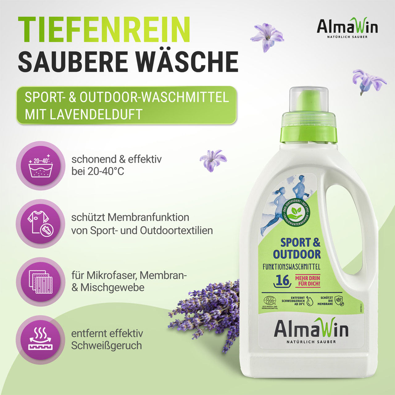Almawin Sport und Outdoor Waschmittel
