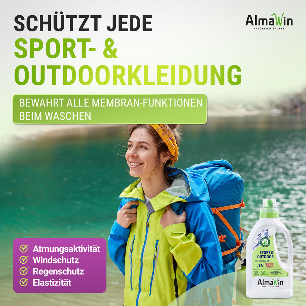 Almawin Sport und Outdoor Waschmittel