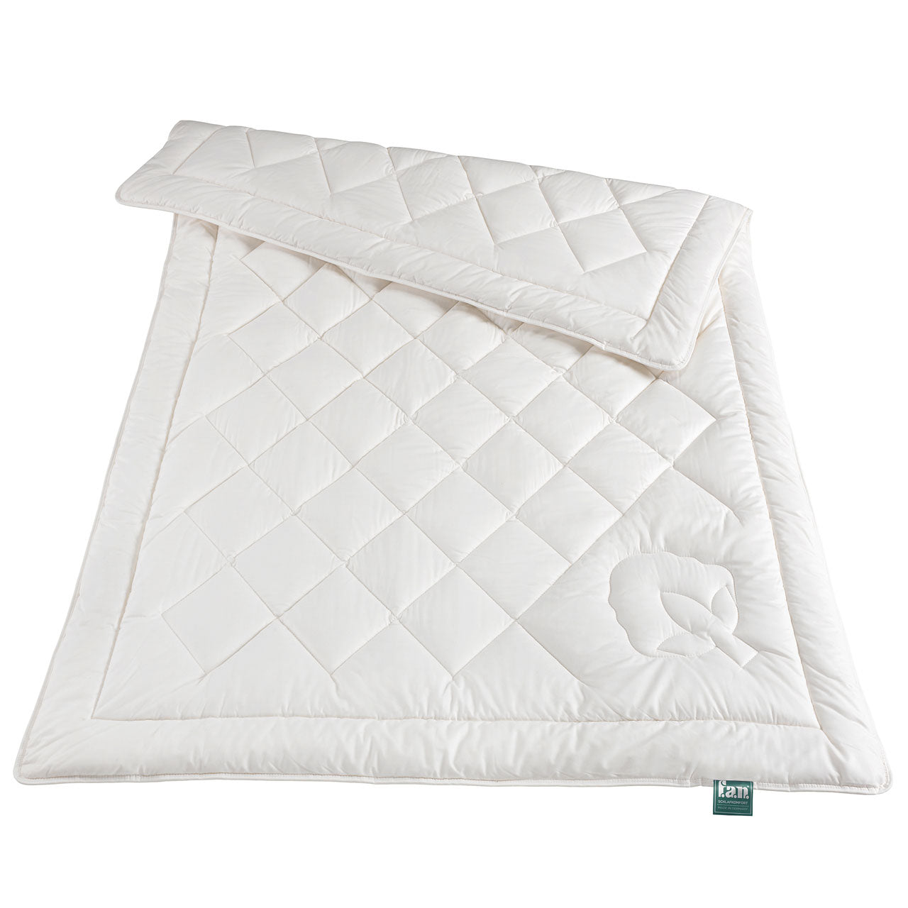 Frankenstolz Sommer Bettdecke 135x200 Cm – 100% Baumwolle, Kochfest, 560 G Füllgewicht, Weiß