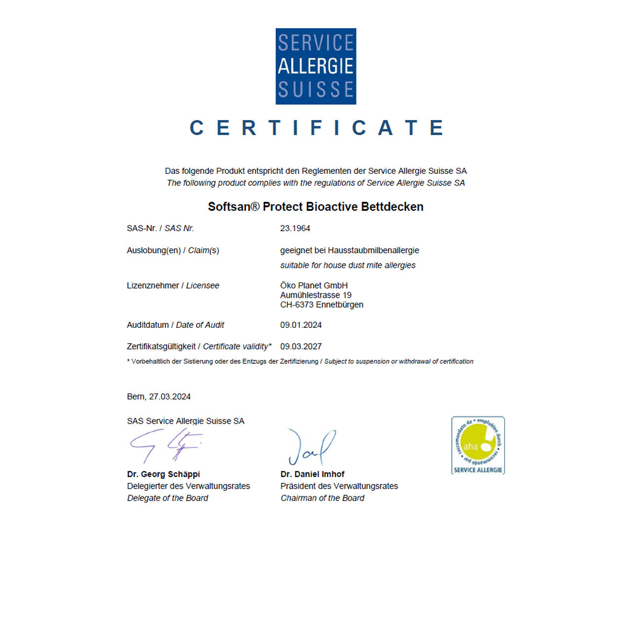 Softsan® Kindersteppdecke Protect Bioactive SOFT