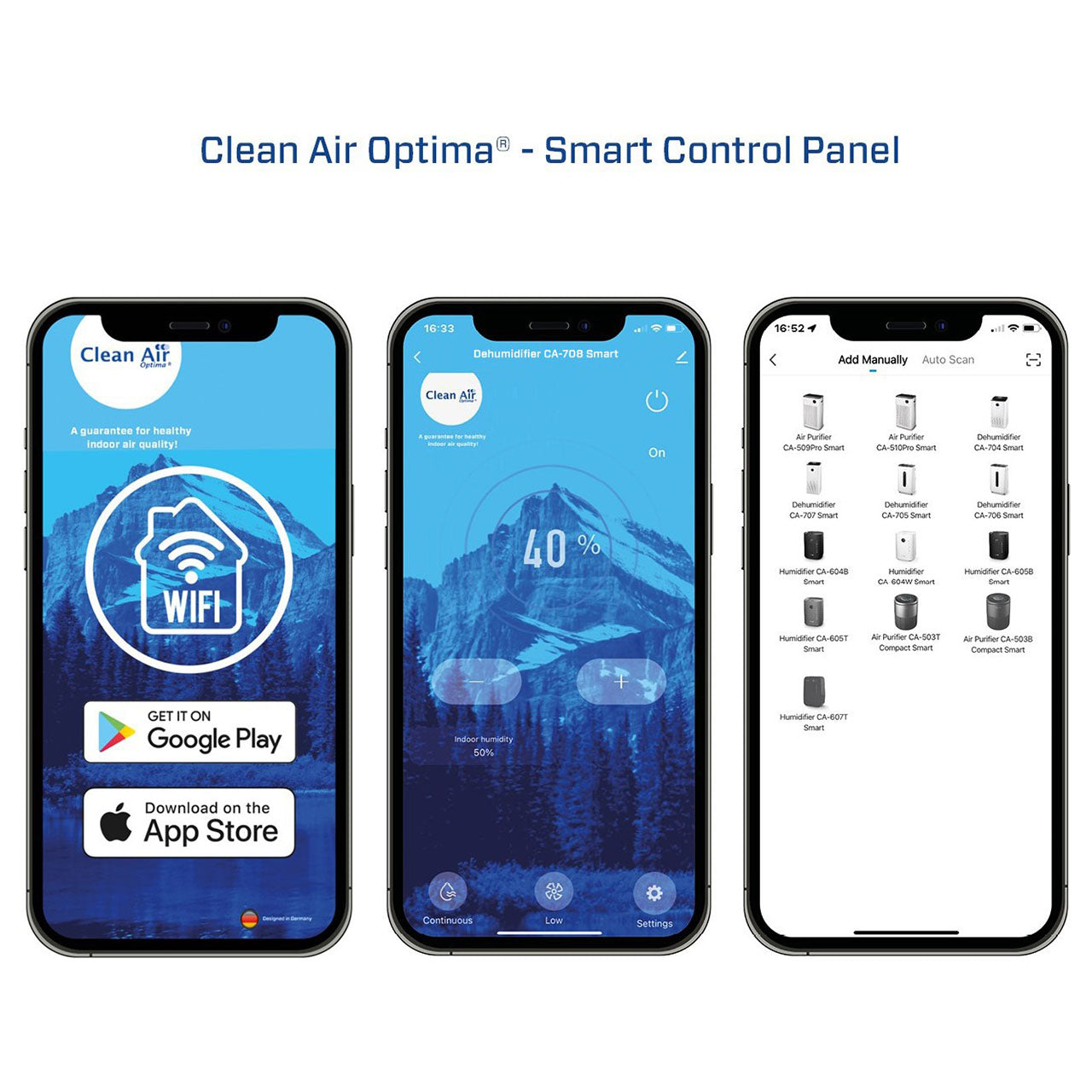 Clean Air Optima® CA-708 Smart Luftentfeuchter
