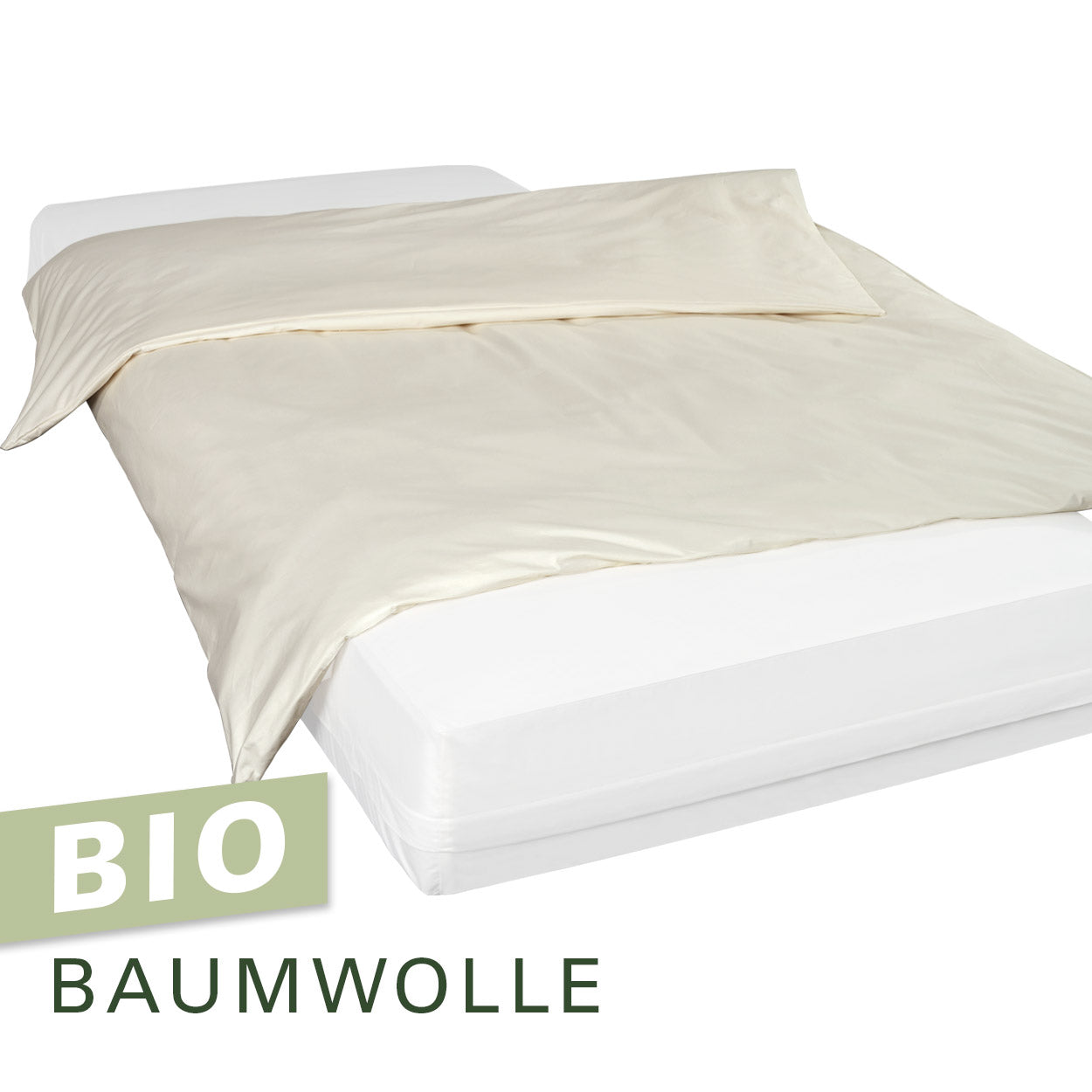 Softsan® Encasing für Bettdecken aus Bio Baumwolle | Schutzbezug für Allergiker
