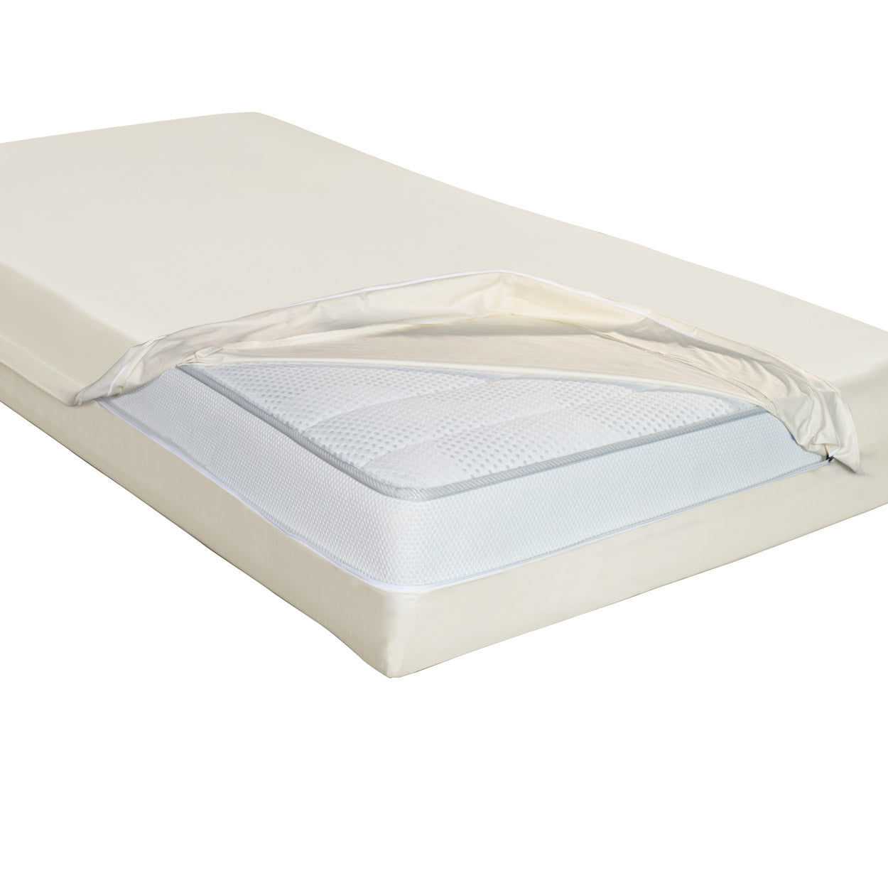 Softsan® Encasing für Matratzen aus Bio Baumwolle | Schutzbezug für Allergiker