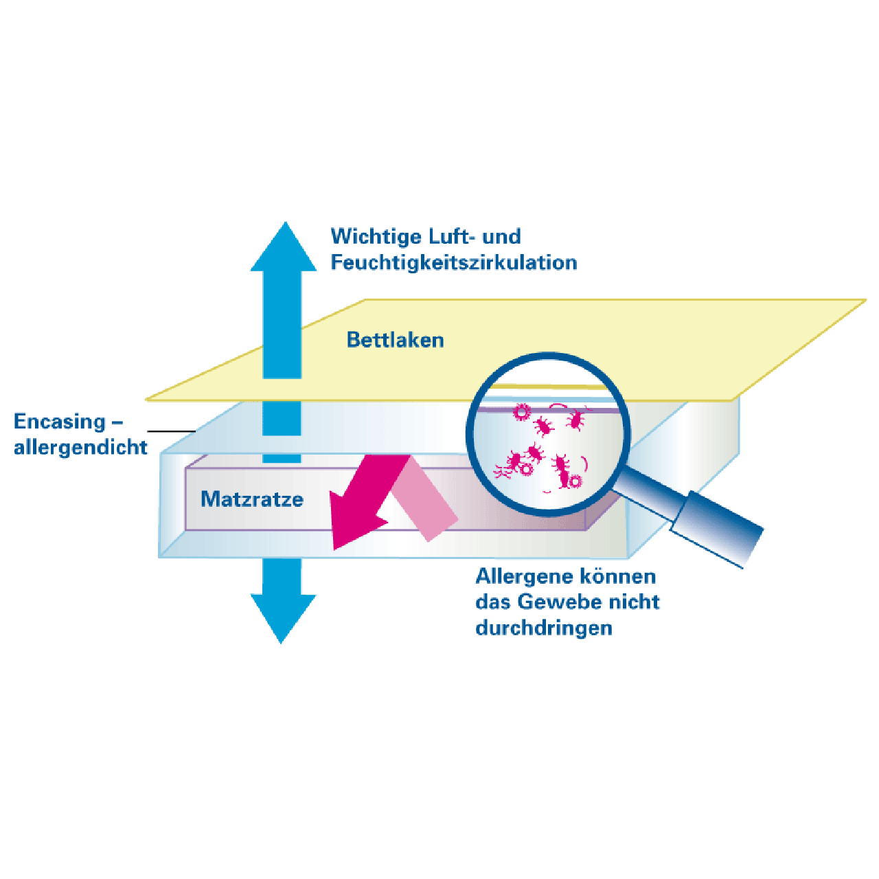 Softsan® Anti Milben Encasing für Matratzen | Schutzbezug für Allergiker