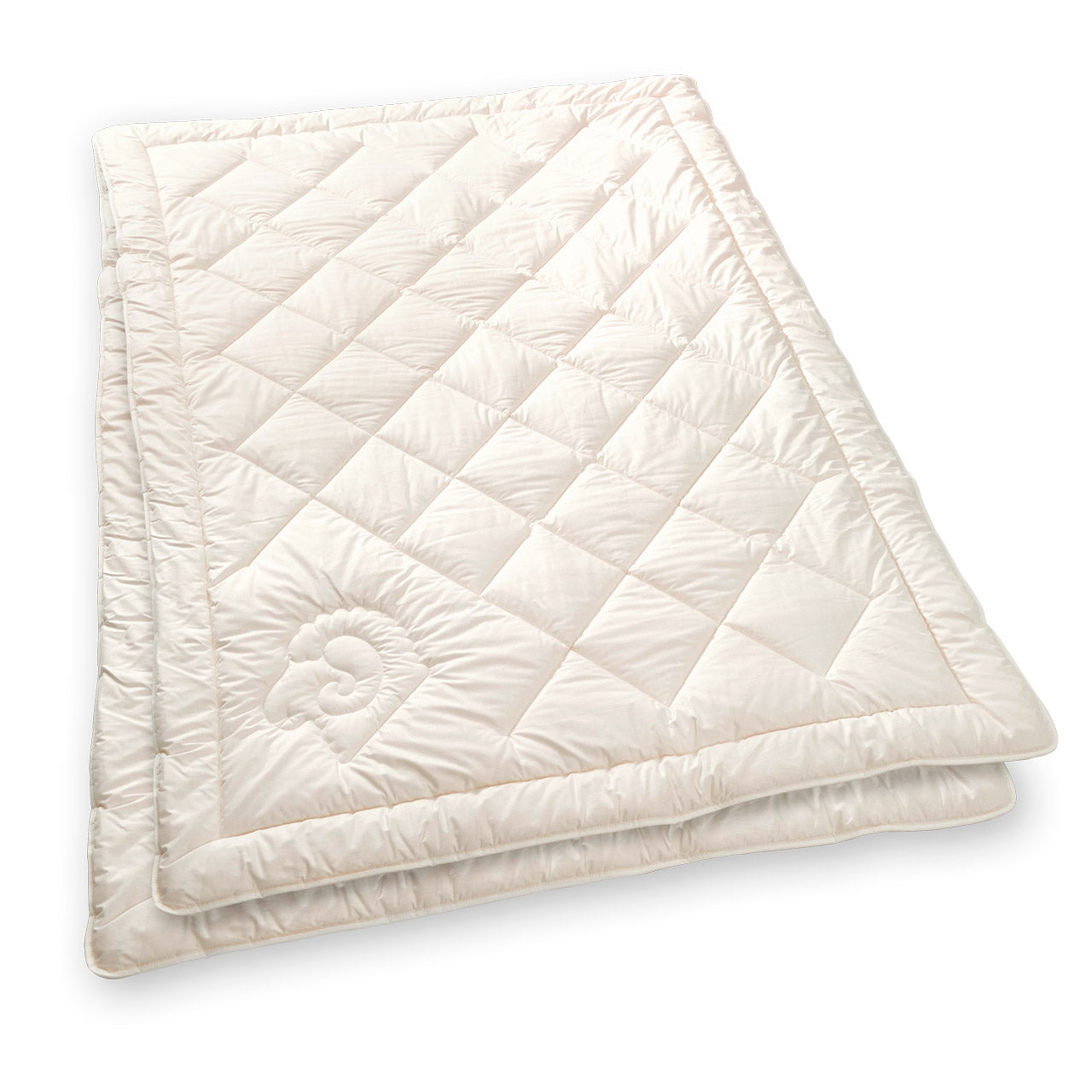 ÖKO Planet 4-Jahreszeiten-Bettdecke 2-tlg. mit Schafwolle-Füllung