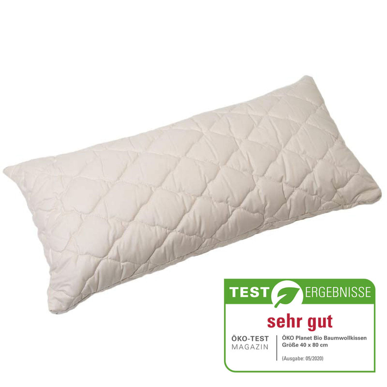 ÖKO Planet Kopfkissen mit Bio Baumwolle Füllung