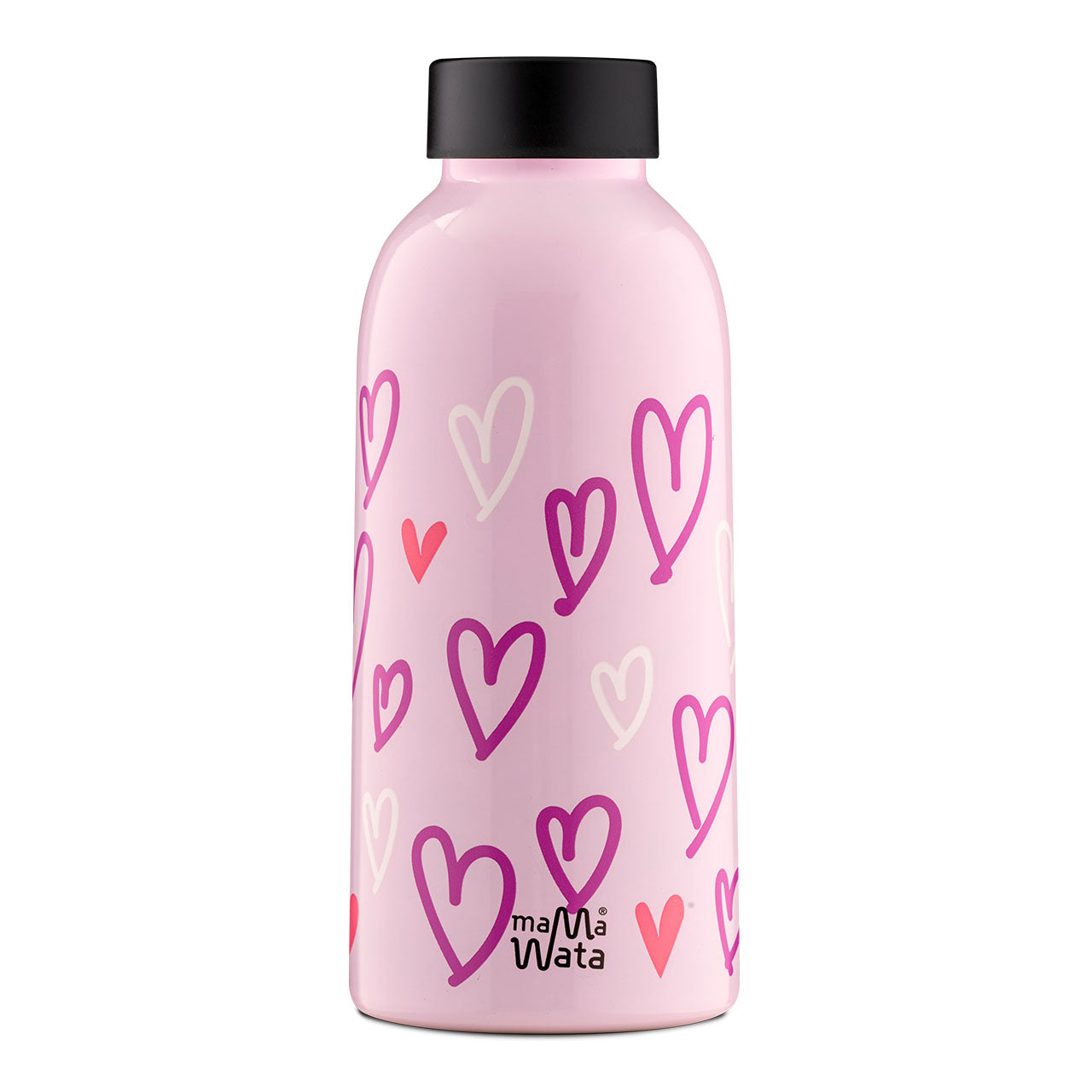 MAMA WATA - isolierte Design-Trinkflasche aus 18/8er Edelstahl, 470ml