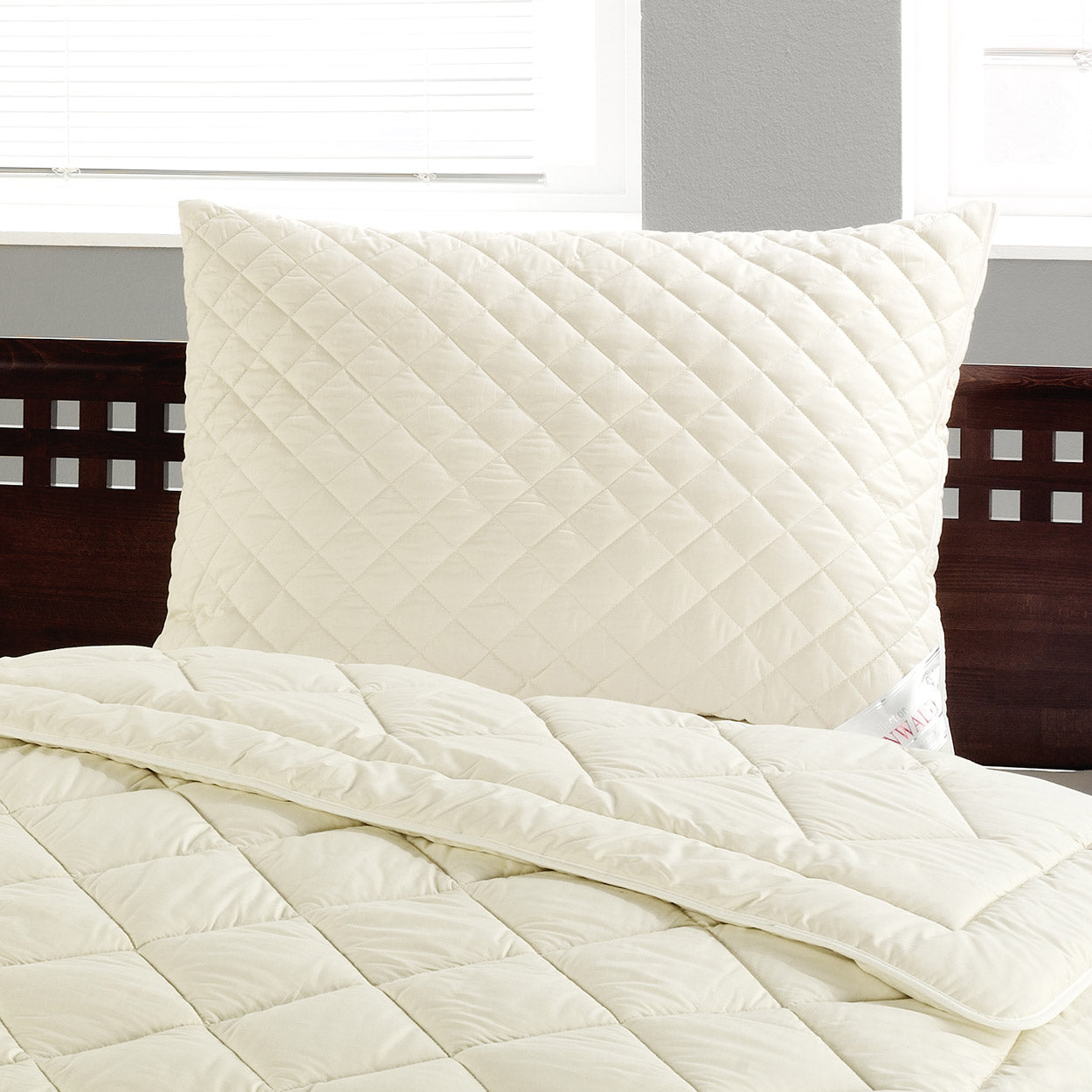 Sannwald Kairo Kopfkissen mit Wolle Füllung