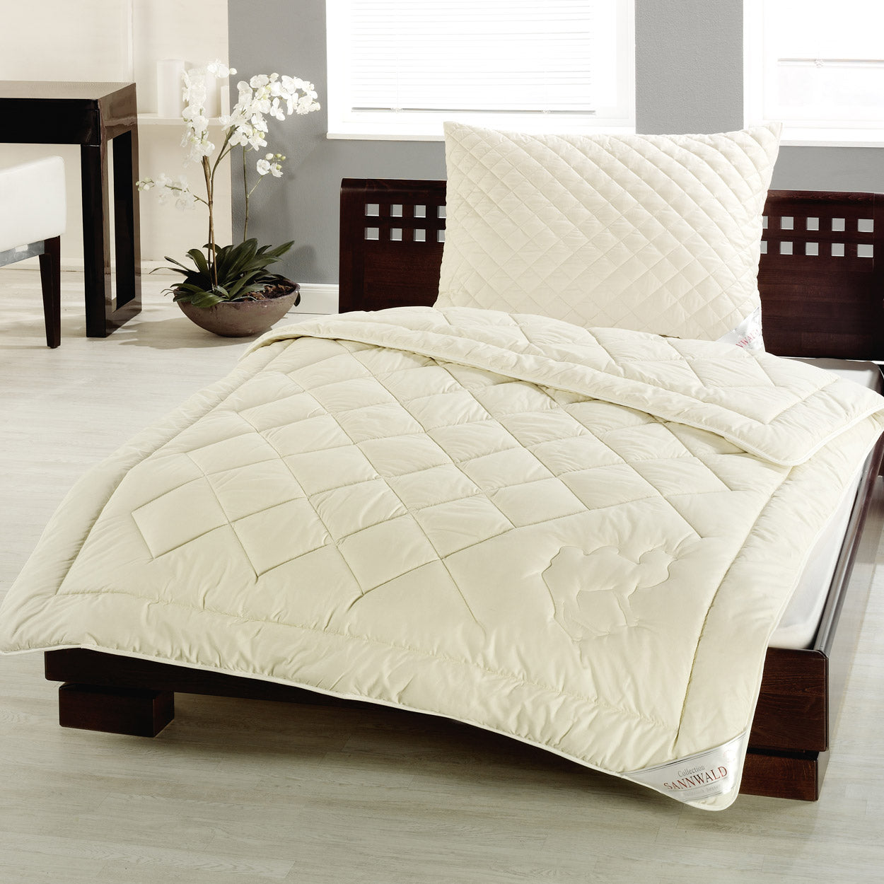 Sannwald Kairo Duo Winter-Bettdecke mit Kamelhaar-Füllung