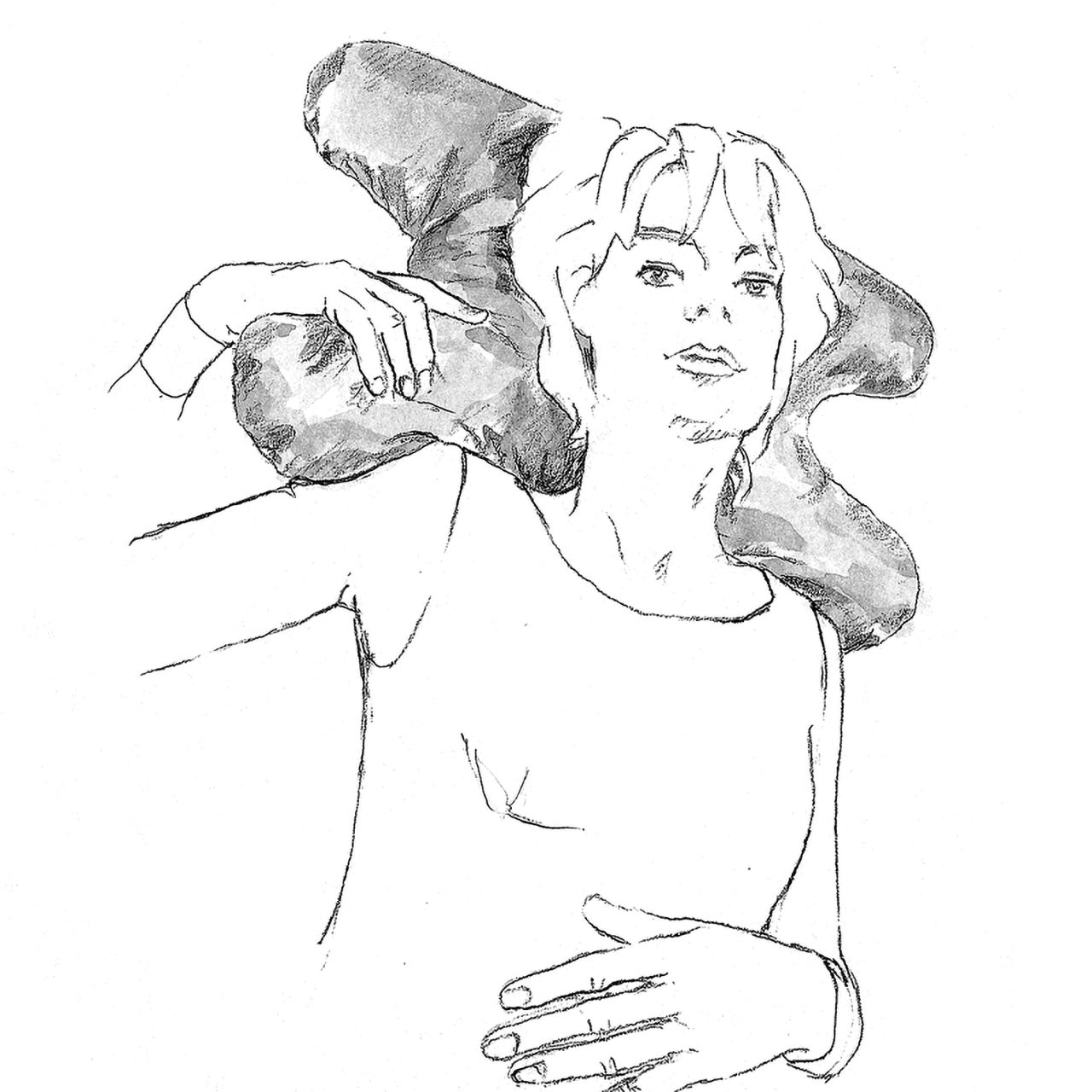 Hefel My Face ergonomisches Kopfkissen mit Comforel-Eco-Faserbällchen Füllung