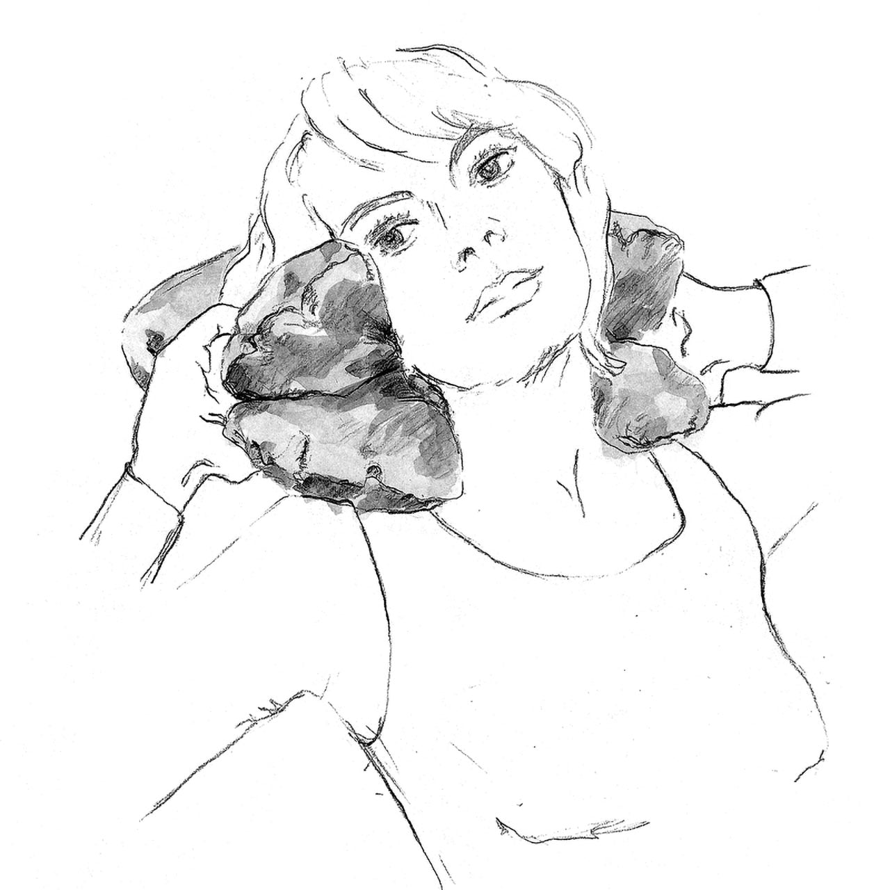 Hefel My Face ergonomisches Kopfkissen mit Comforel-Eco-Faserbällchen Füllung