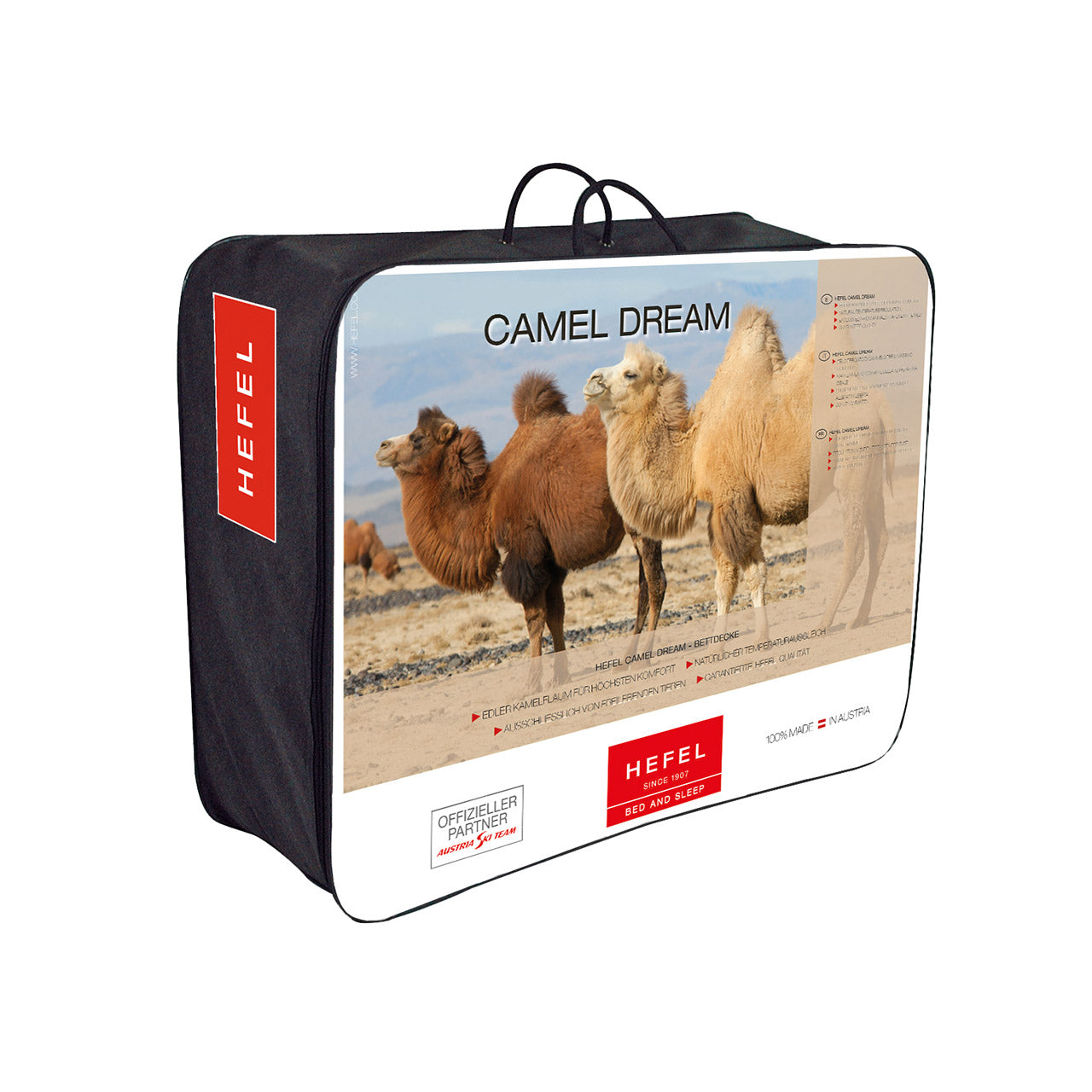 Hefel Camel Dream Ganzjahresdecke mit Kamelhaar-Füllung