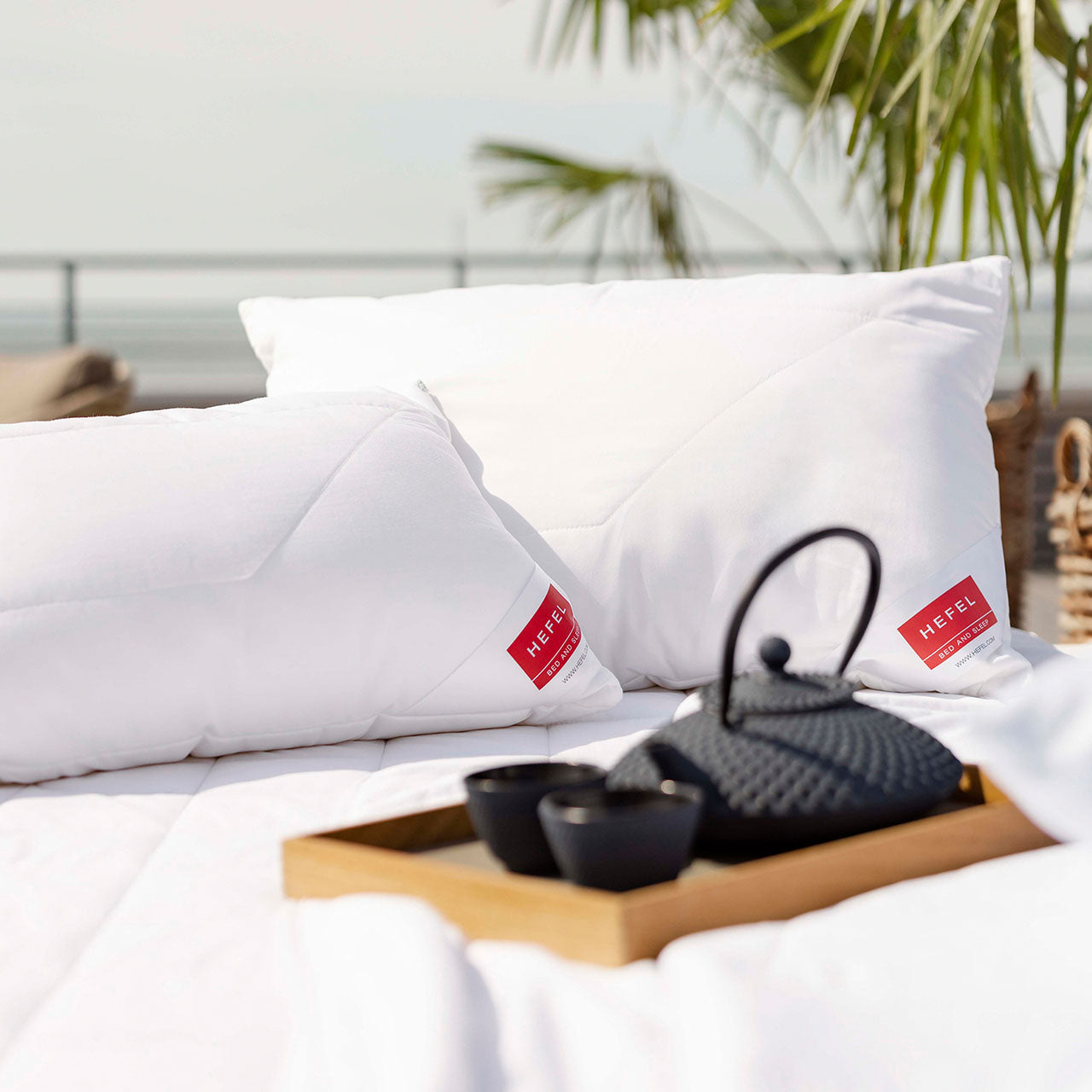 Hefel Wellness Retreat Kissenhülle zum Selbstbefüllen mit TENCEL™-CELLIANT-Steppung