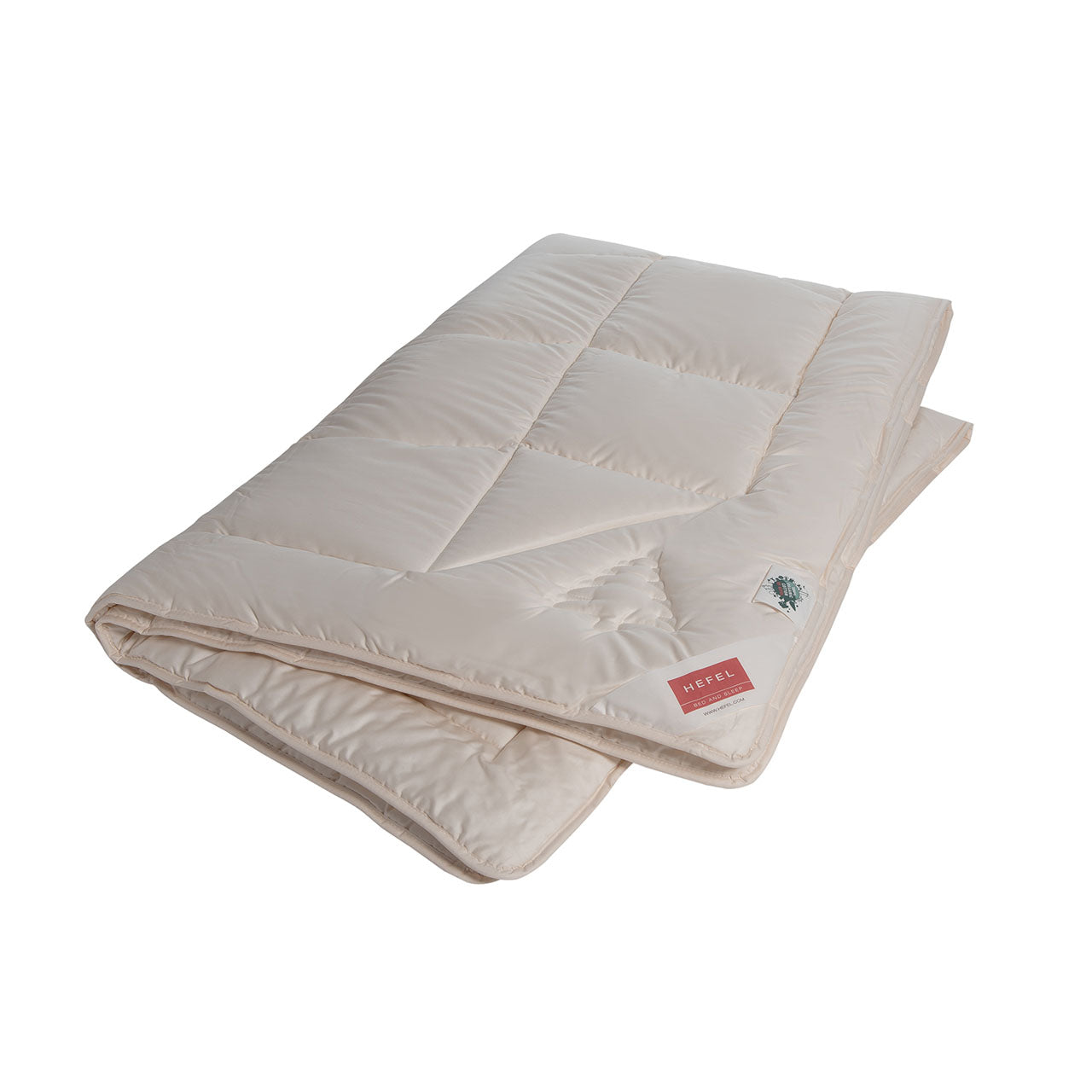 Hefel Bio Zirbe Ganzjahres-Bettdecke mit Schafschurwolle-Zirben-Füllung