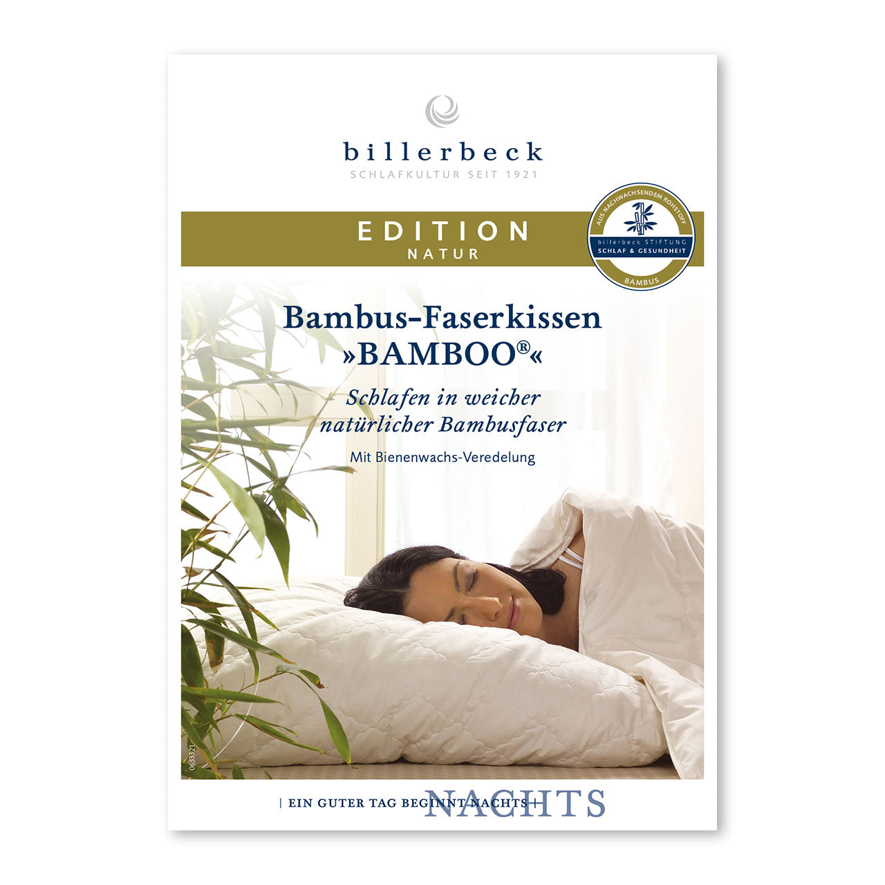 Billerbeck Kopfkissen mit Polyester / Bambus Viskose Füllung