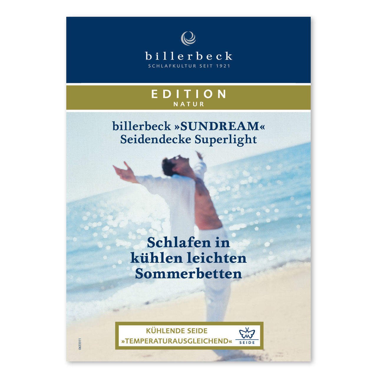 Billerbeck Frühjahr/Sommer-Bettdecke mit Kamelhaar-Merinowolle-Füllung
